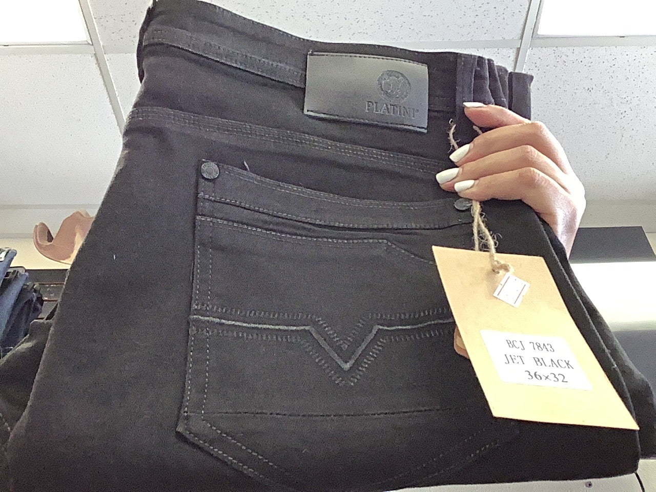 Men Platini black Pants