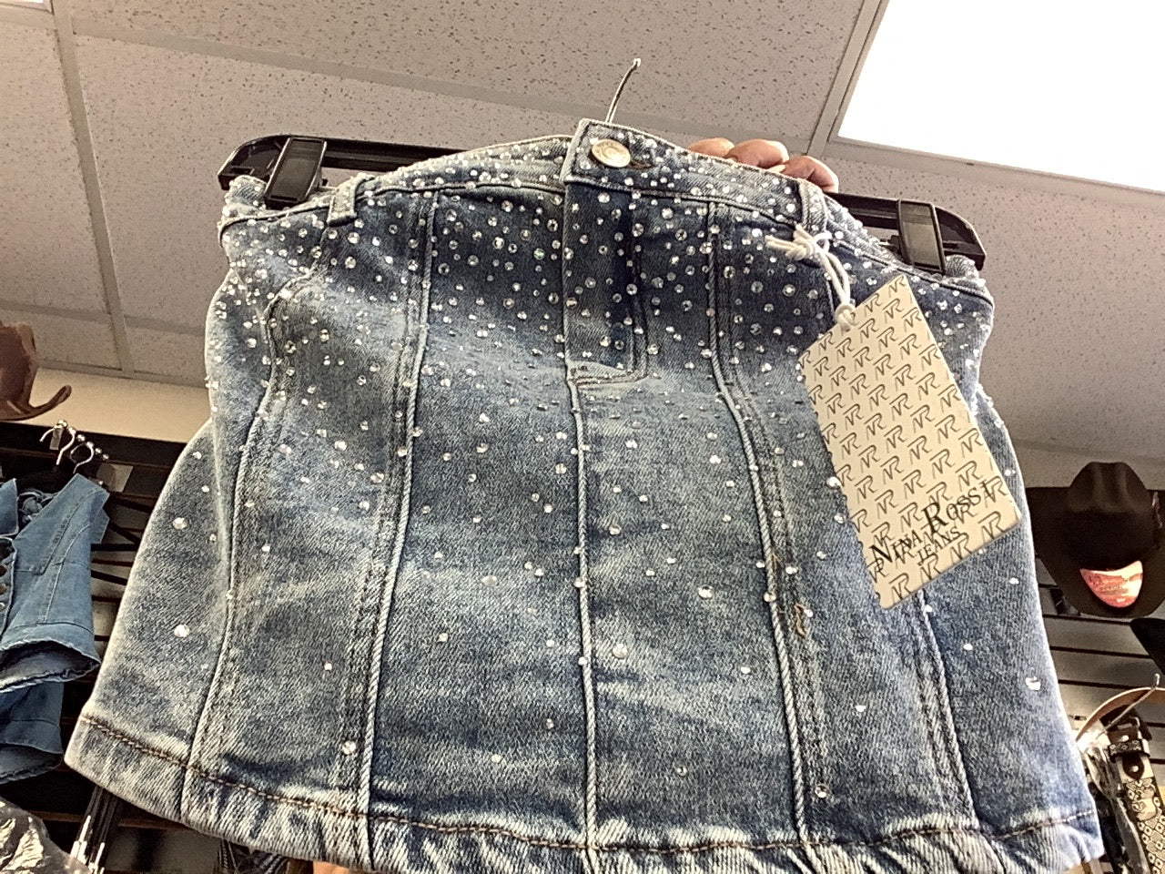 Denim Tube Top