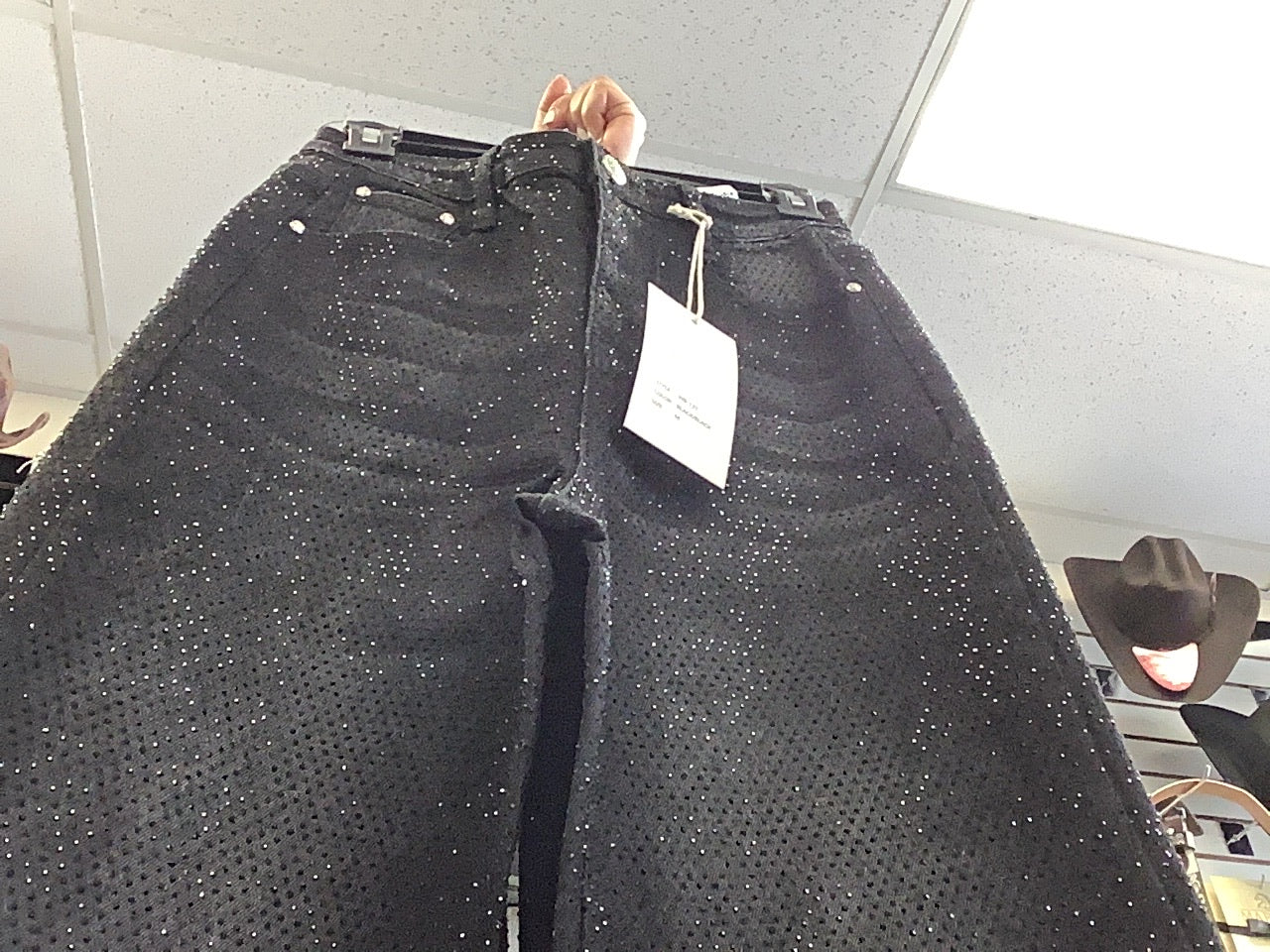 Black Sparkle Pants